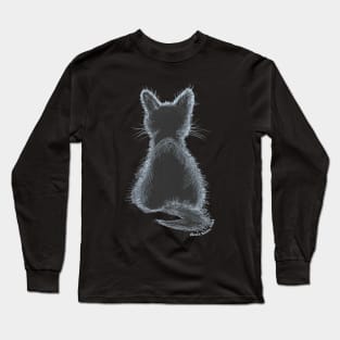 Kitty Silhouette Long Sleeve T-Shirt